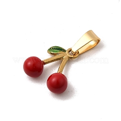 304 Stainless Steel Enamel Charms&nbsp;STAS-Z158-02G-02
