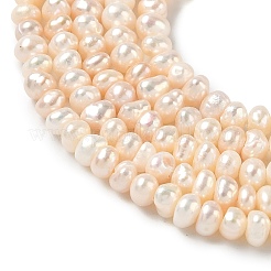 Natural Cultured Freshwater Pearl Beads Strands&nbsp;PEAR-C004-02C