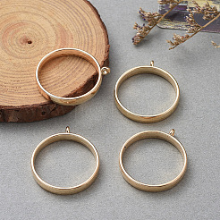 Alloy Open Back Bezel Pendants&nbsp;PALLOY-YW0001-09LG