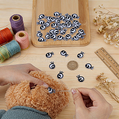 40Pcs 2 Styles Polyester Clothing Patches&nbsp;PATC-MA0001-62
