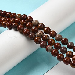 Natural Jasper Beads Strands&nbsp;G-H298-A05-02