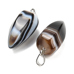 Natural Banded Agate Pendants&nbsp;GG-K002-16D