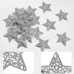 40Pcs 2 Styles Iron Star Ornaments&nbsp;AJEW-GF0012-12