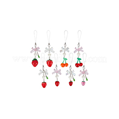 Resin & Acrylic Mobile Straps&nbsp;HJEW-BC00031