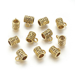Tibetan Style Alloy Tube Bails&nbsp;X-K095T031