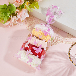Plum Butterfly Printed OPP Cellophane Candy Packaging Bags&nbsp;ABAG-WH20005-41