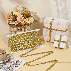 Polyester Braided Lace Trim&nbsp;OCOR-WH0007-142B