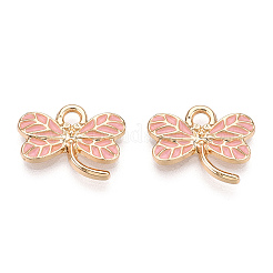 Light Gold Plated Alloy Pendants&nbsp;LS-ENAM-T009-69D-RS