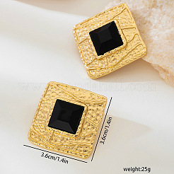 Alloy & Acrylic Stud Earrings&nbsp;FS-WG485A1-01