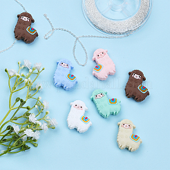 12Pcs 6 Colors Silicone Beads&nbsp;FIND-CA0005-51