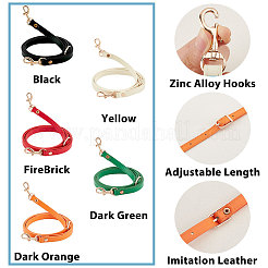 5Pcs 5 Colors Adjustable PU Leather Bag Handles&nbsp;DIY-PH0013-91