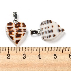 Natural Spiral Shell Pendants&nbsp;PALLOY-Q462-01P