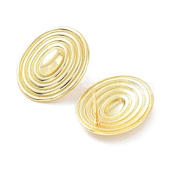 Oval Rack Plating Brass Studs Earrings for Women&nbsp;KK-Z038-22G
