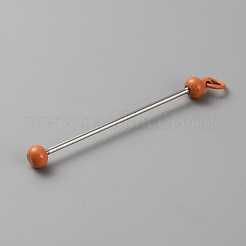 Iron Bar Beadable Keychain for Jewelry Making DIY Crafts&nbsp;IFIN-SZC0005-01A-12