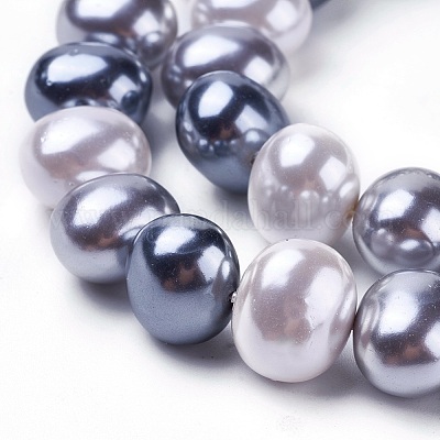 Shell Pearl Beads Strands&nbsp;BSHE-L035-E04-1