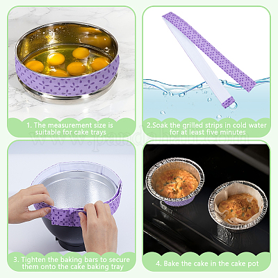 Polyester Cake Strips for Even Baking&nbsp;FIND-WH0126-954B-1