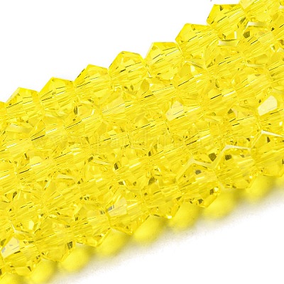 Transparent Glass Beads Strands&nbsp;GLAA-F029-4mm-21-1