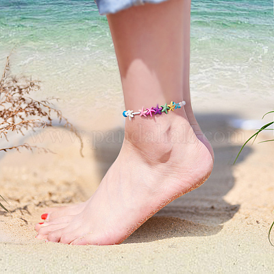 Bracelet Tutorial Diy Seashell Anklet Natural Cowrie Beads Shell