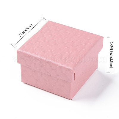 Square Cardboard Ring Boxes&nbsp;CBOX-S020-02-1