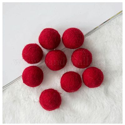 Wool Felt Balls&nbsp;AJEW-P081-A01-1
