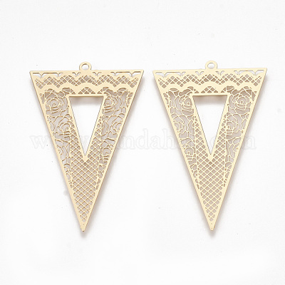 Brass Pendants&nbsp;KKC-T001-23KC-1