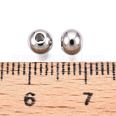 Tarnish Resistant 201 Stainless Steel Beads&nbsp;STAS-R033-5mm-1