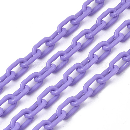 Opaque Acrylic Cable Chains SACR-N010-002E-1