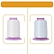 Translucent -Sensitive Polyester Thread, White, 49x35mm