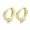 Brass Hoop Earrings, Real 18K Gold Plated, 16x4mm