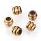 Brass Beads, Nickel Free, Column, Brushed Antique Bronze, 6x5.5mm, Hole: 3mm
