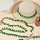 Polyester Pom Pom Ball Tassel Lace Ribbon&nbsp;DIY-WH0683-63B-4