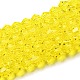 Transparent Glass Beads Strands&nbsp;GLAA-F029-4mm-21-1