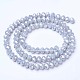 Electroplate Glass Beads Strands&nbsp;EGLA-A034-P2mm-B11-2
