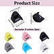 6Pcs 6 Colors Plastic Patchwork Tools&nbsp;TOOL-UN0001-66-3