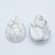 Natural Howlite Cabochons&nbsp;G-E491-B-04-2