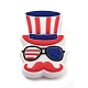 Independence Day Theme Silicone Beads&nbsp;SIL-M005-01C-1