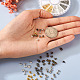 480Pcs 6 Colors Iron Crimp Beads Covers&nbsp;IFIN-PJ0001-01-6