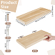 Rectangle Wood Wall Storage Rack&nbsp;AJEW-WH0794-25-2