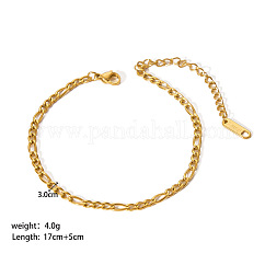 Stylish 304 Stainless Steel Fine Blade Twisted Chain Women's Titanium Steel Bracelet