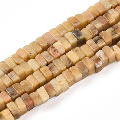 Natural Yellow Opal Beads Strands&nbsp;G-T140-49B