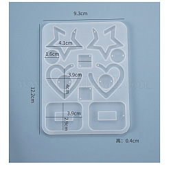 Mixed Shape Pendant & Links Silicone Molds&nbsp;DIY-K031-05