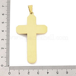 PVD Vacuum Plating 304 Stainless Steel Rhinestone Big Pendants&nbsp;STAS-Z080-14G