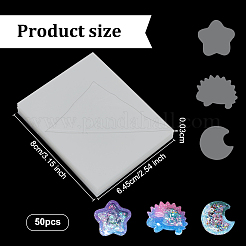 Rectangle Plastic Thin Film&nbsp;DIY-WH0259-56