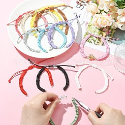 12Pcs Waxed Polyester Cord Bracelets Making&nbsp;AJEW-CJ00021