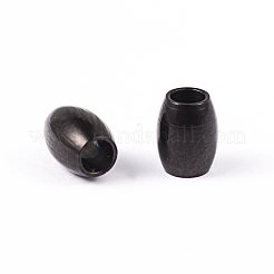 Barrel Ion Plating(IP) 304 Stainless Steel Spacer Beads&nbsp;STAS-I057-02