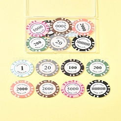 16Pcs 8 Colors Opaque Acrylic Pendants&nbsp;OACR-FS0002-21