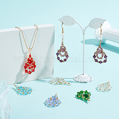 12Pcs 6 Colors Imitation Austrian Crystal Beads&nbsp;PALLOY-GA00024