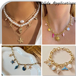 78Pcs 6 Styles Alloy Enamel Pendants&nbsp;FIND-SC0012-42
