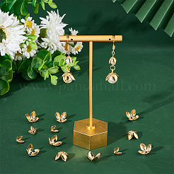 80Pcs 2 Style 304 Stainless Steel Bead Caps&nbsp;STAS-UN0046-20G