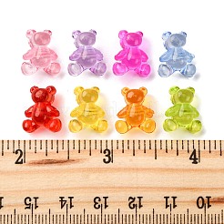 200Pcs Transparent Acrylic Beads&nbsp;MACR-FP0001-16